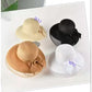 Wide Brim Summer Beach Bucket Hat with Bowknot Garden Wedding Sun Hat