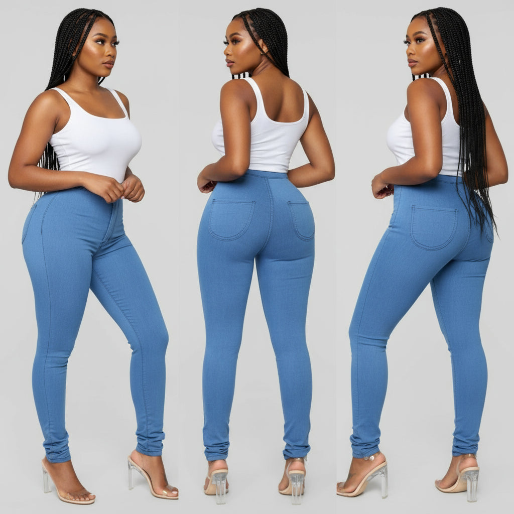 High Waisted Skinny Jeans