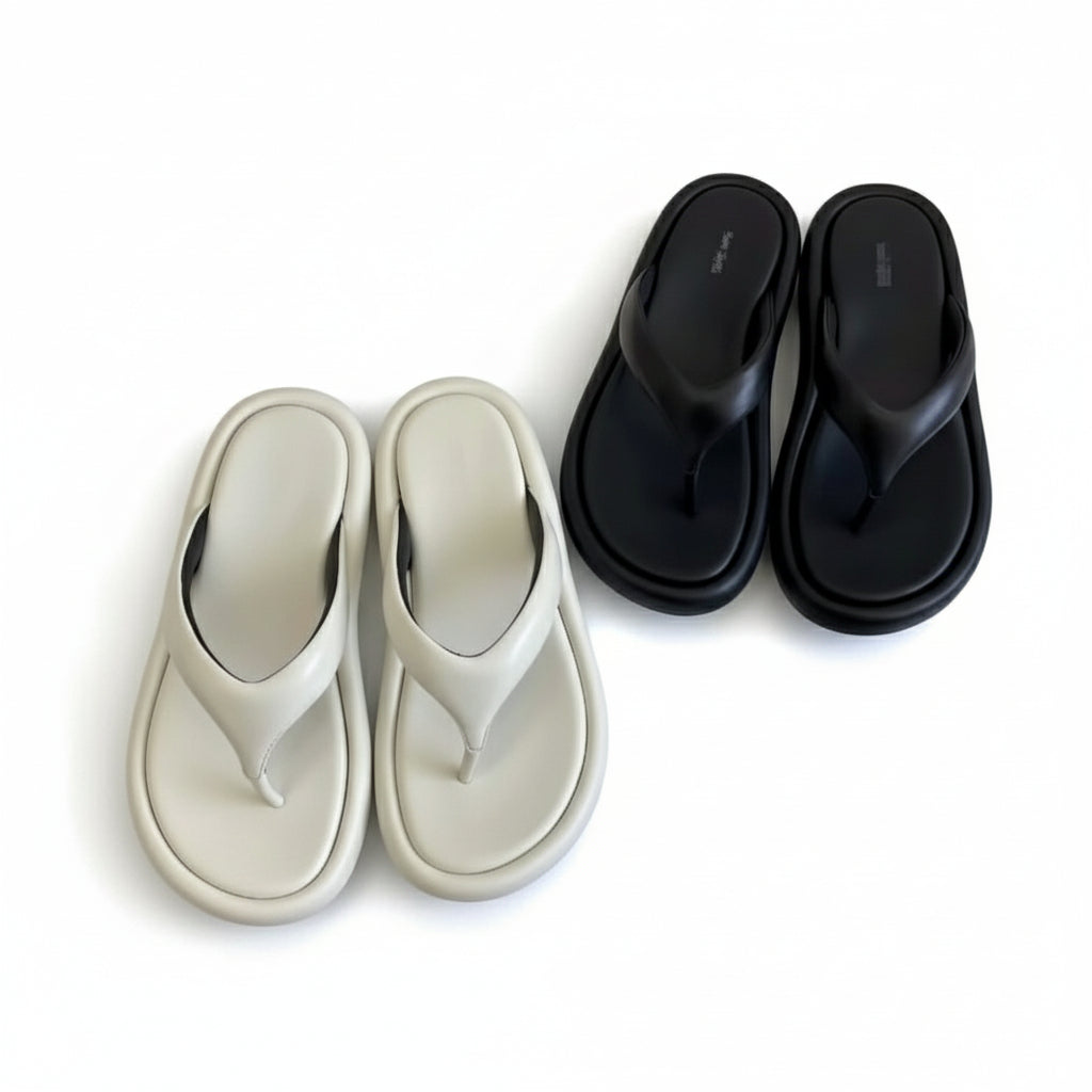 Women summer rubber flip flop