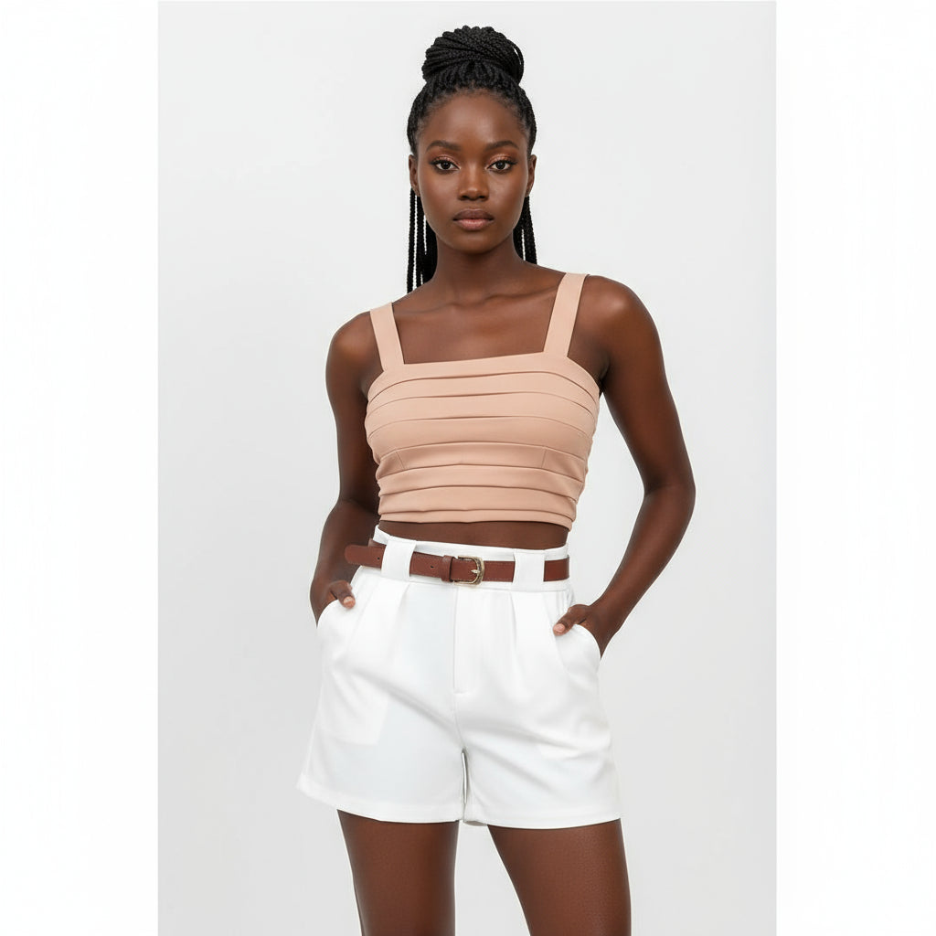 Casual Cargo Shorts High Waist Pants.