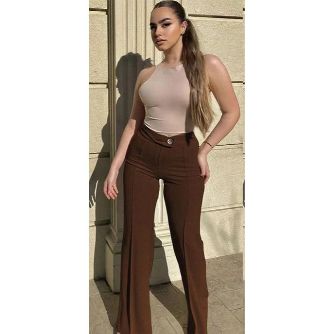 High waisted Tight Formal wear Pants