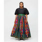 Plus Size Puffer Sleeve Maxi Dress