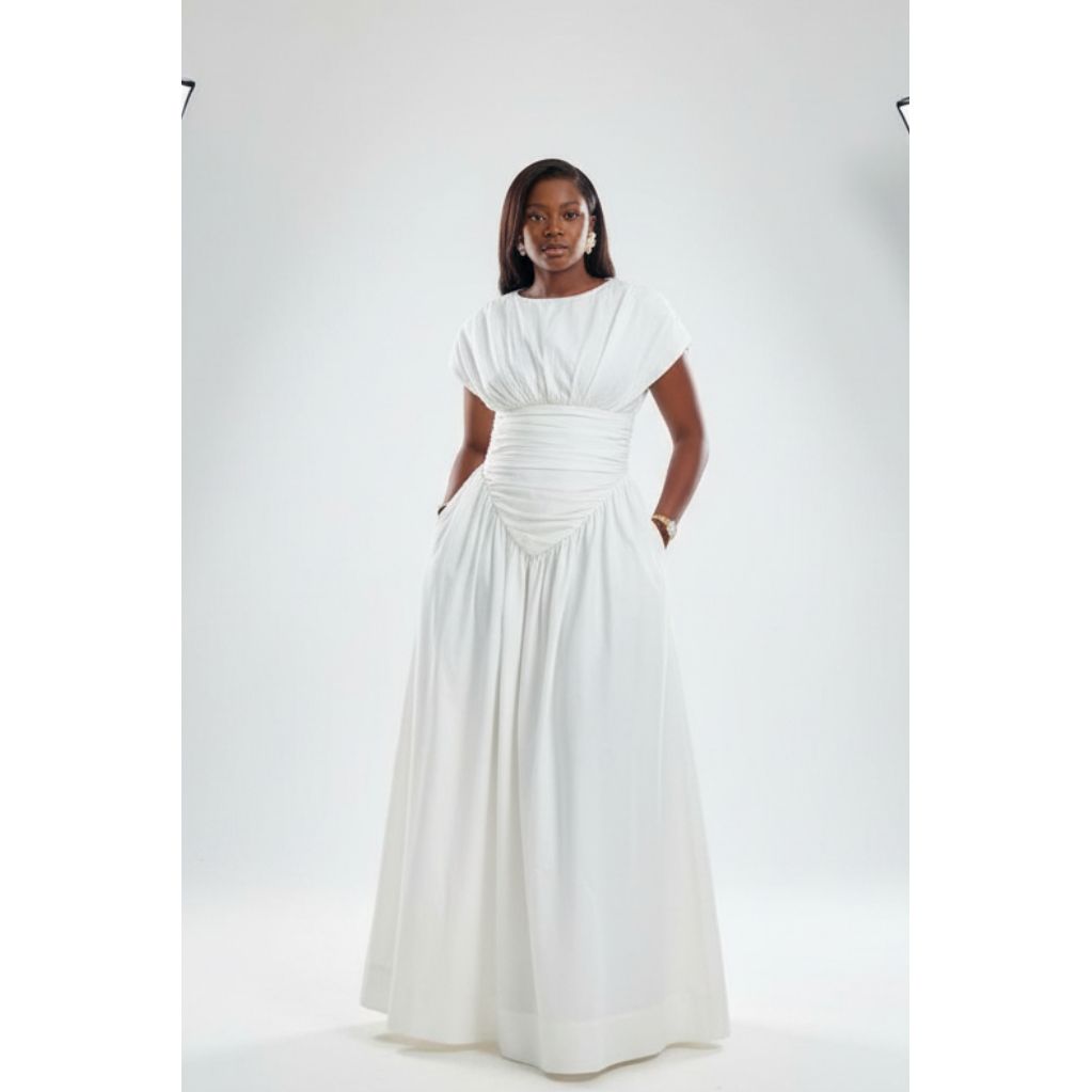 Plus Size Sleeveless Vintage Maxi Dress