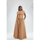 Plus Size Sleeveless Vintage Maxi Dress