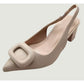 Conformable Slingback Short Heel Pumps