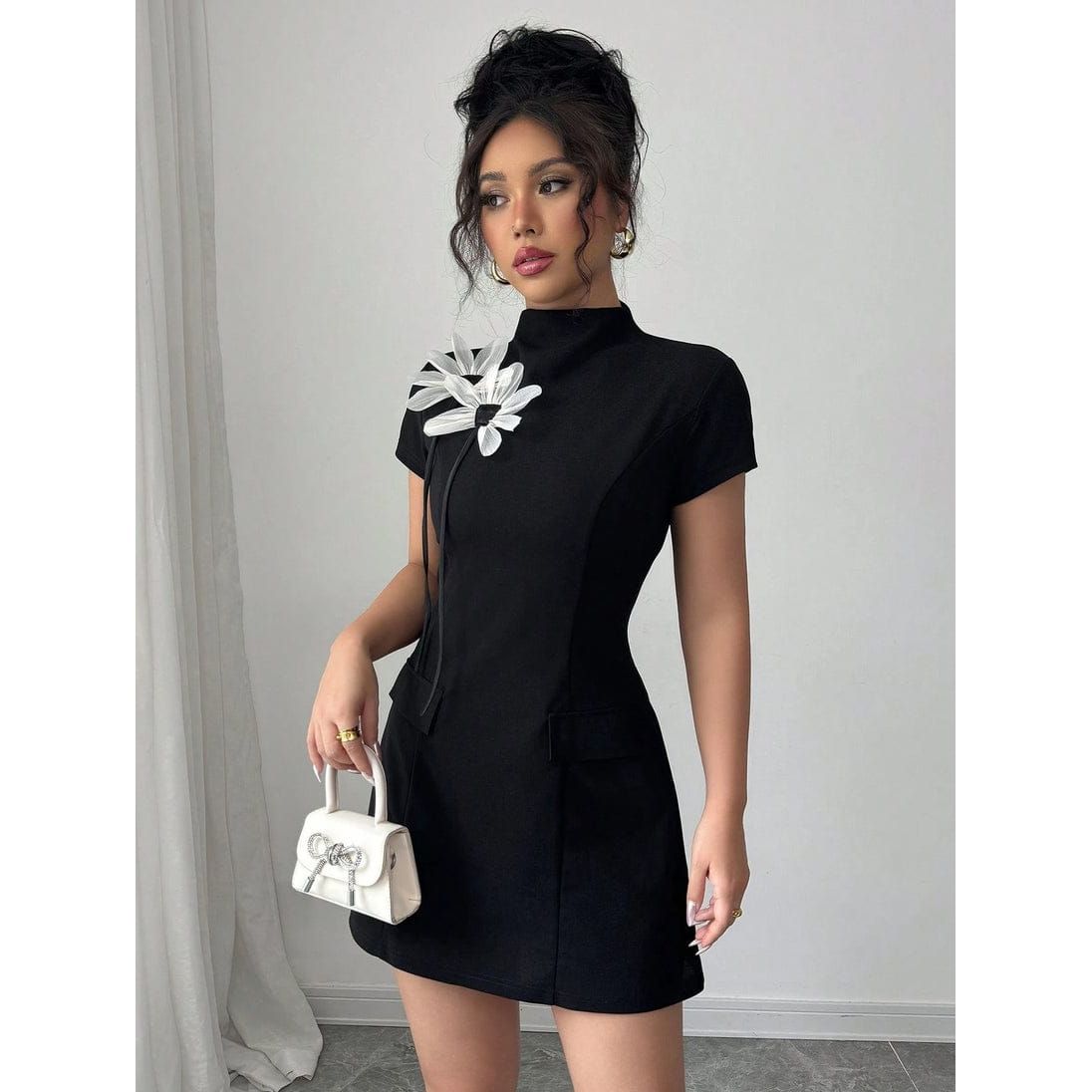 Slim Fit Elegant Mini Dress