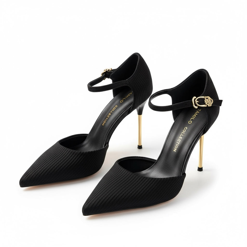 D'Orsay Back Bow Pointed Court Heel