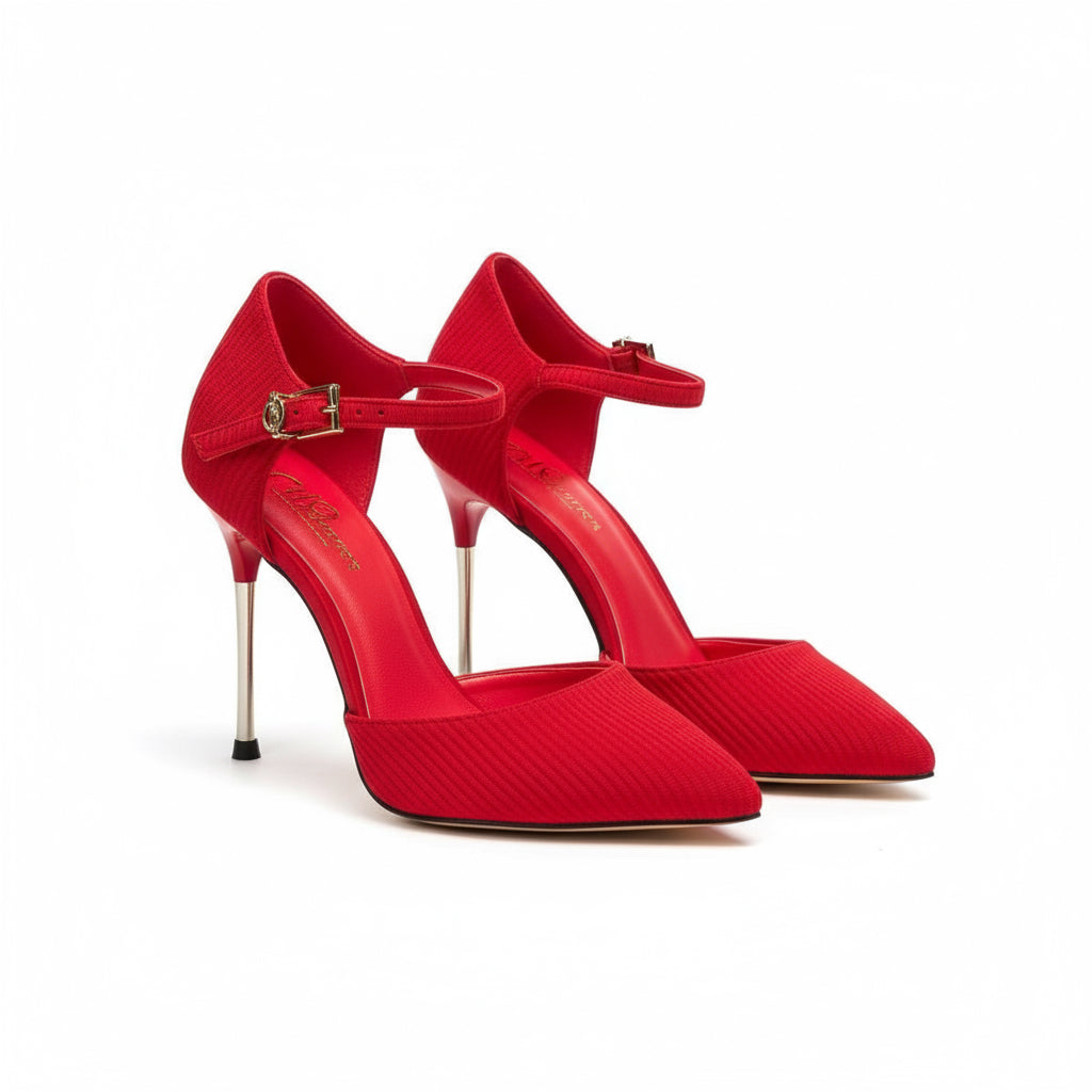 D'Orsay Back Bow Pointed Court Heel