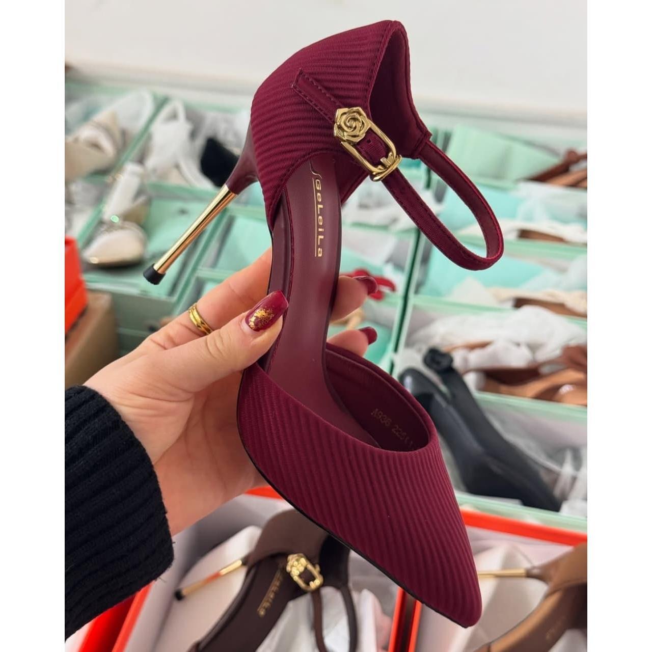 D'Orsay Back Bow Pointed Court Heel