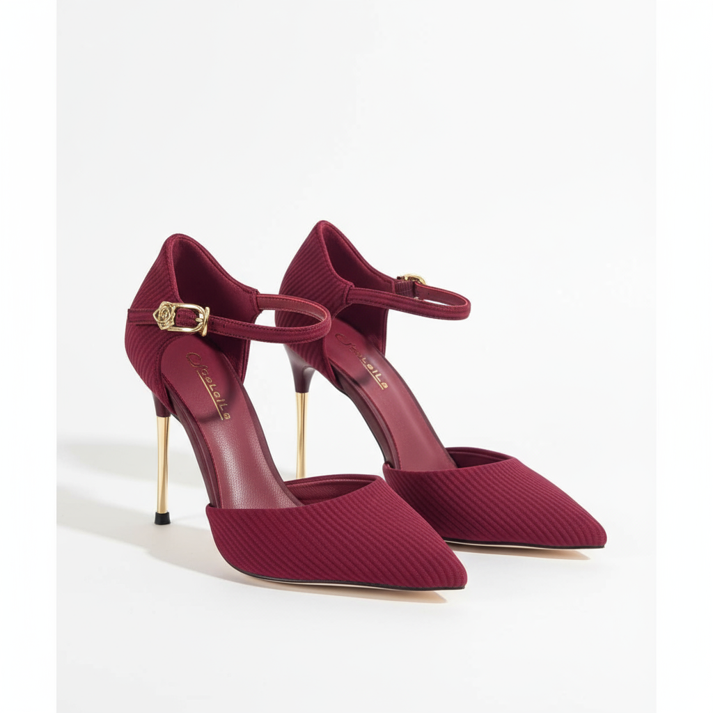D'Orsay Back Bow Pointed Court Heel