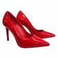 Rhinestones Red Bottom High Heels Plus Size Women Pumps