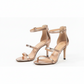 Open Toe Stiletto Sexy Fashionable Party Golden Heels Sandals