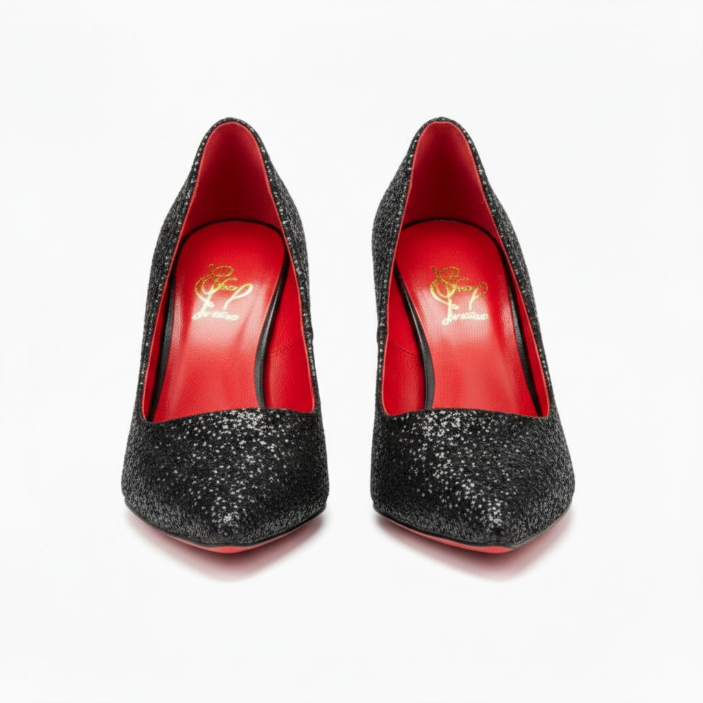 Women's Pointed Toe Comfortable And Fashionable Black High Heels