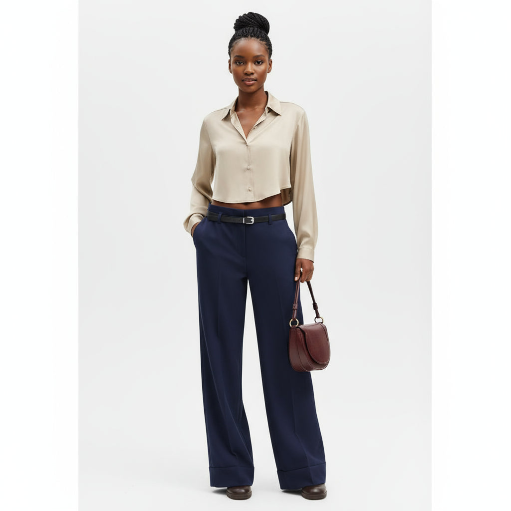 High waisted formal pant