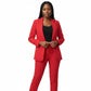 3/4 Sleeve Blazer And Formal Pants Set