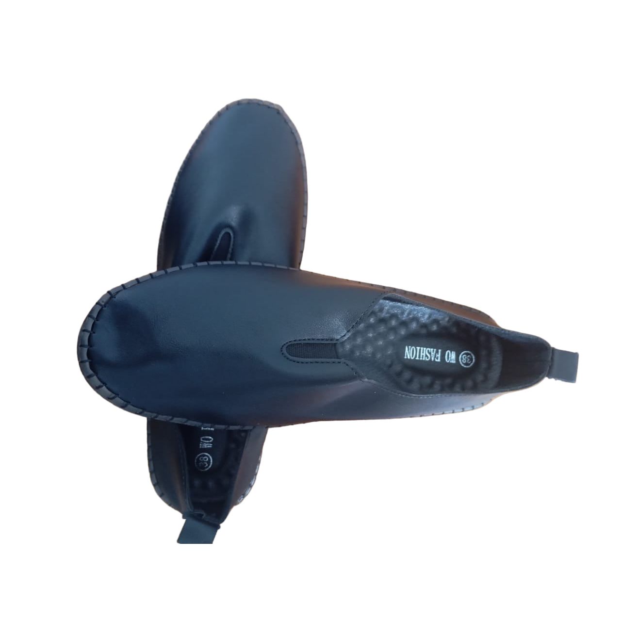 Women Black Solid Loafers