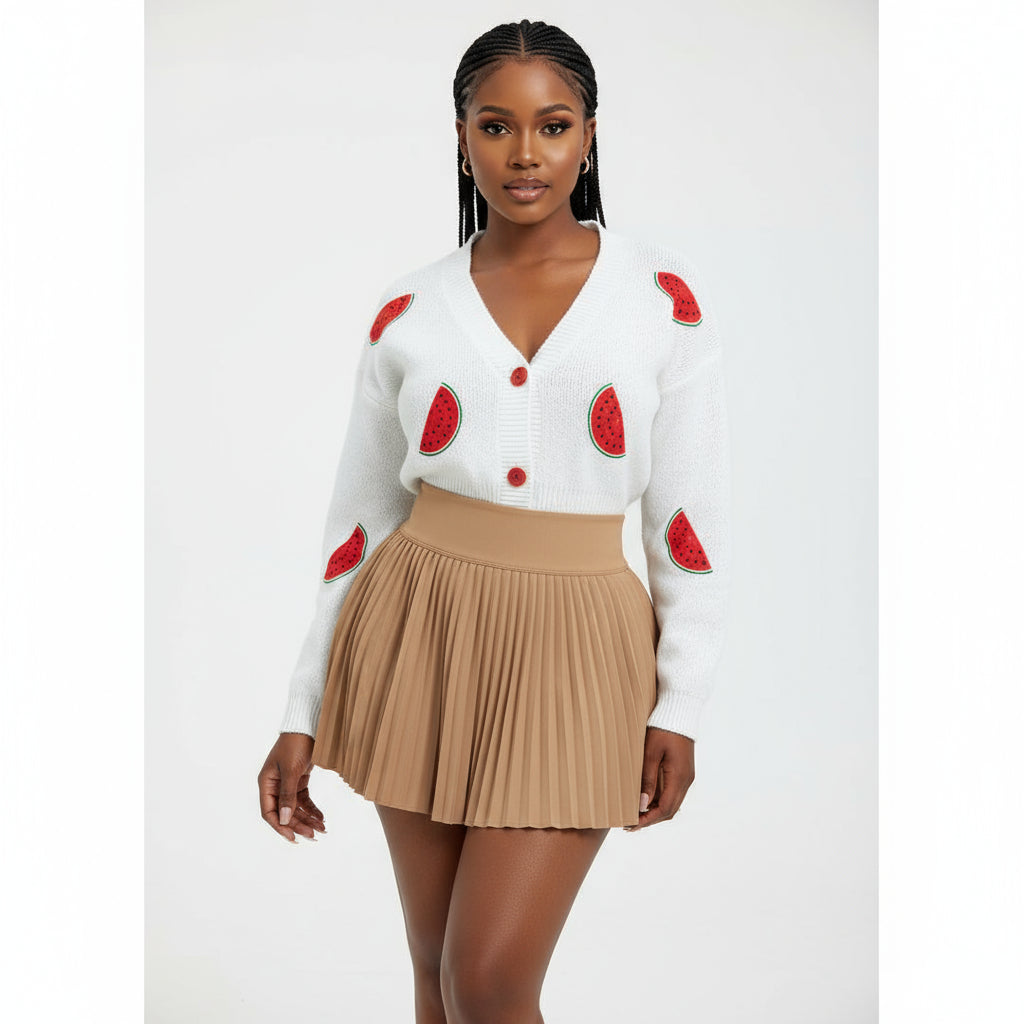 Sexy Pleated Short Skirt