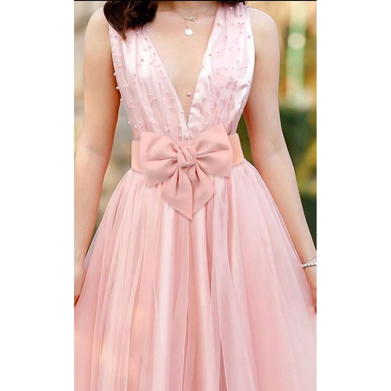 Women's Fashion Bow Belt Decorated with Elastic Waist Cover