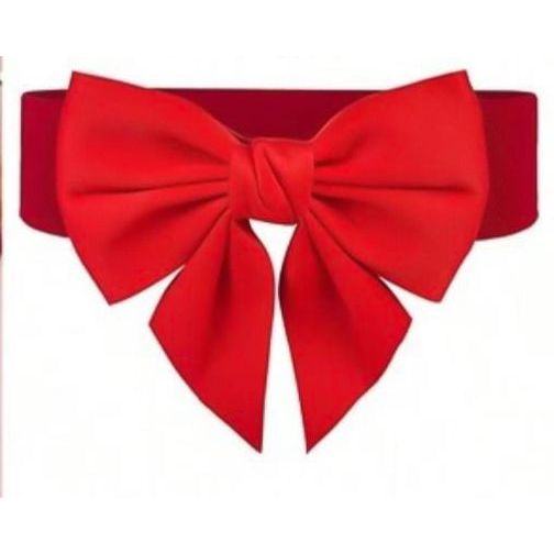 Women's Fashion Bow Belt Decorated with Elastic Waist Cover