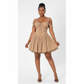 Off The Shoulder Lace Mini Dress