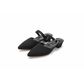 Pointed-Toe Woolen Woven Back Elasticated Women's High Heels