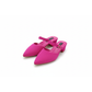 Pointed-Toe Woolen Woven Back Elasticated Women's High Heels