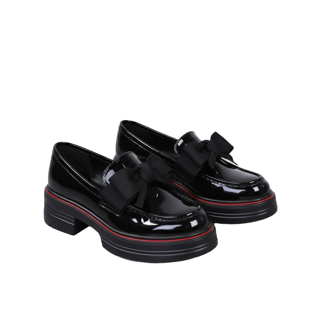 Round Toe Slip-On Versatile Loafer Shoe