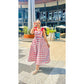 Elegant Plaid Belted Dress