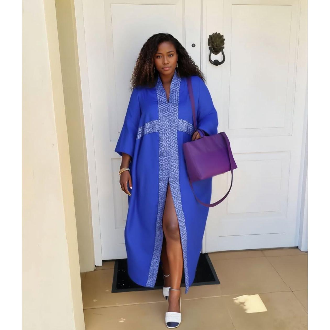 Elegant African Kimono Traditional Trending Maxi Dress