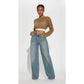 Shock and awe vintage tinted baggy jeans