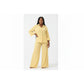 Plus Size Long Sleeve Shirt and Wide Long Pants Set