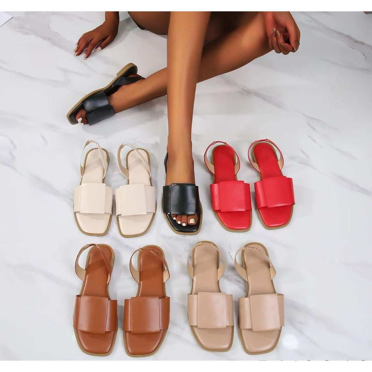 Comfortable Flat Beach Casual Wear Sandals Shoes
