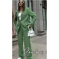 Single Button Blazer Jacket & Formal Pants Set