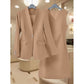 Elegant Women's Dress Blazer 2 Piece Set Suit