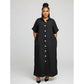 Plus Size Front Buttoned Maxi Shirt Dress