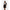 White Turn-Down Collar With Deep V-Neck Pleated Mini Dress.
