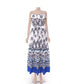 Women Cruise Outfit Graphic Print Cami Maxi Dress