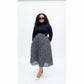 Printed Vintage Pleated Skirt