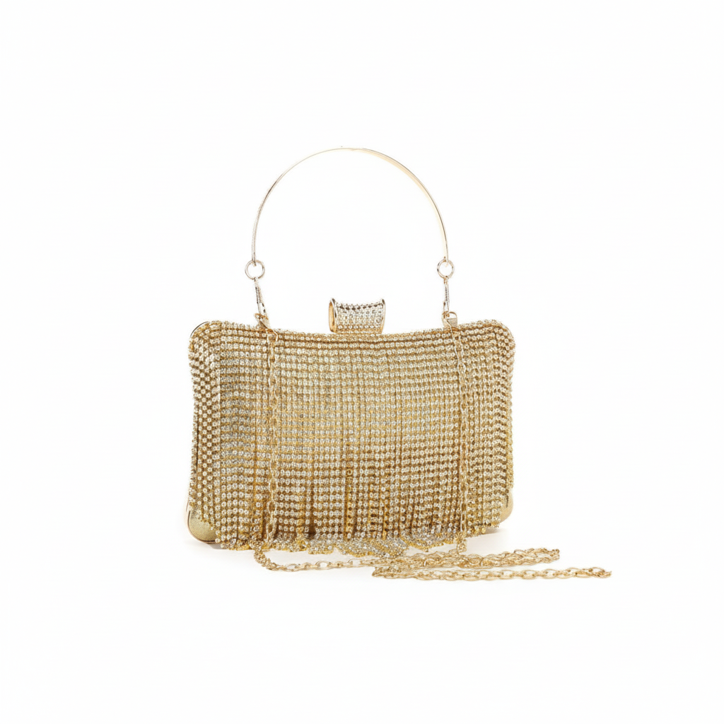 Cleopatra gold clutch Handbag