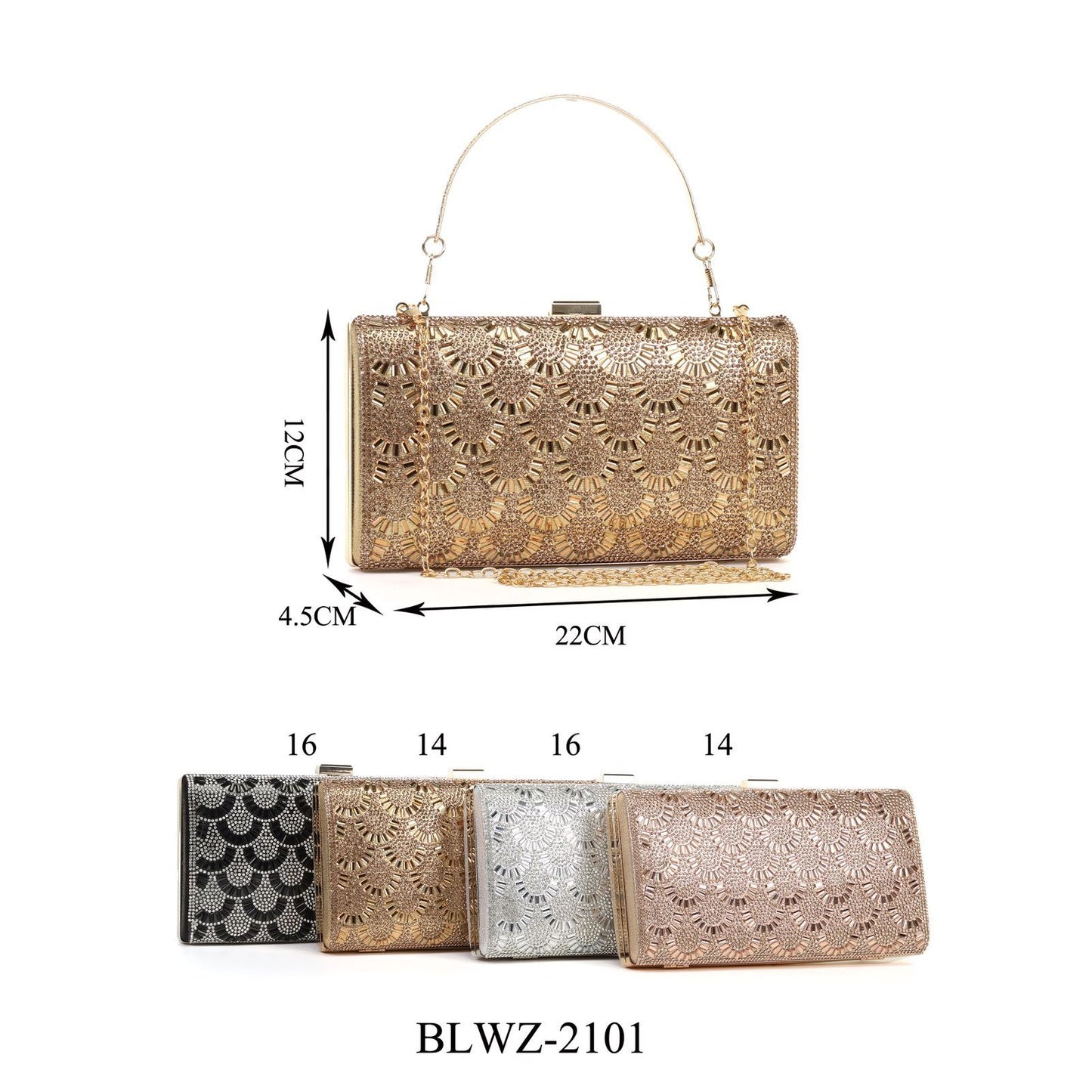 Transfigure Satin Envelope Clutch Handbag