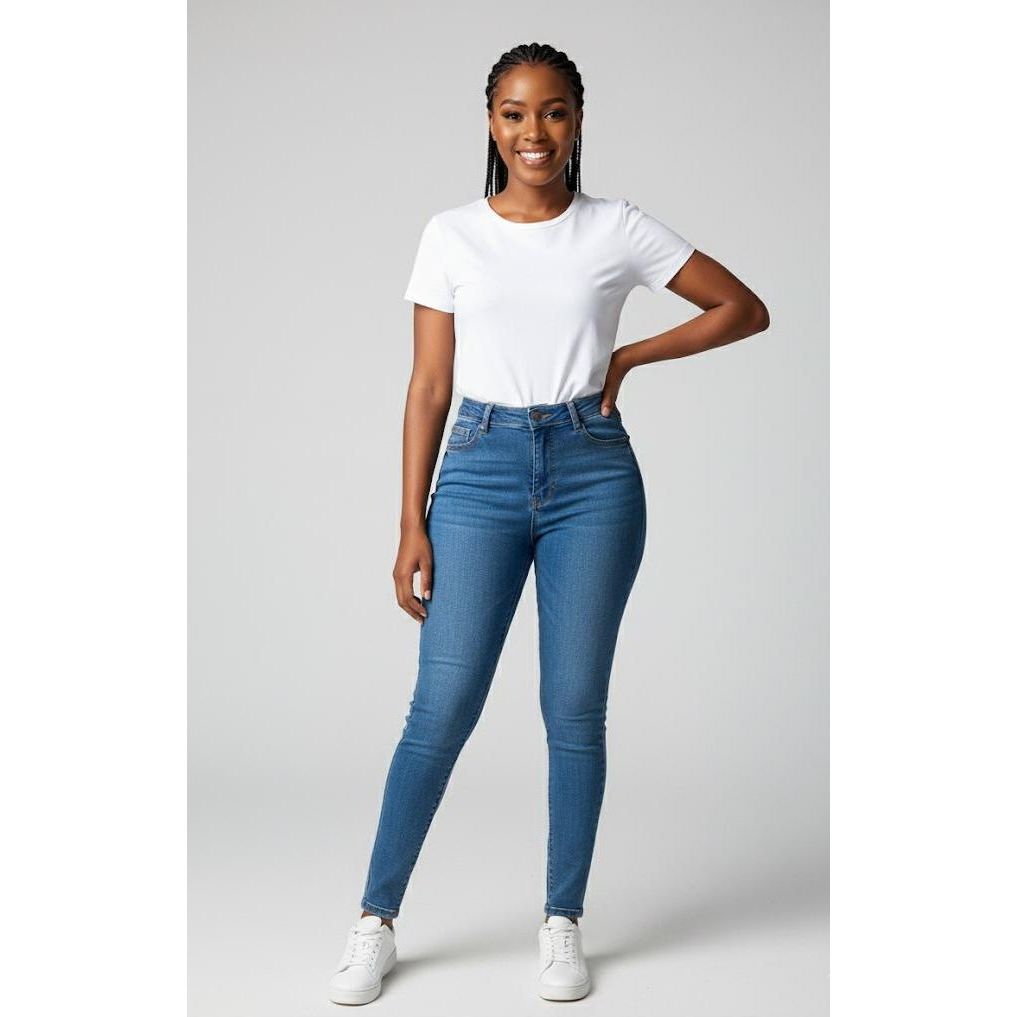 Ladies Skinny Denim Jean Pants