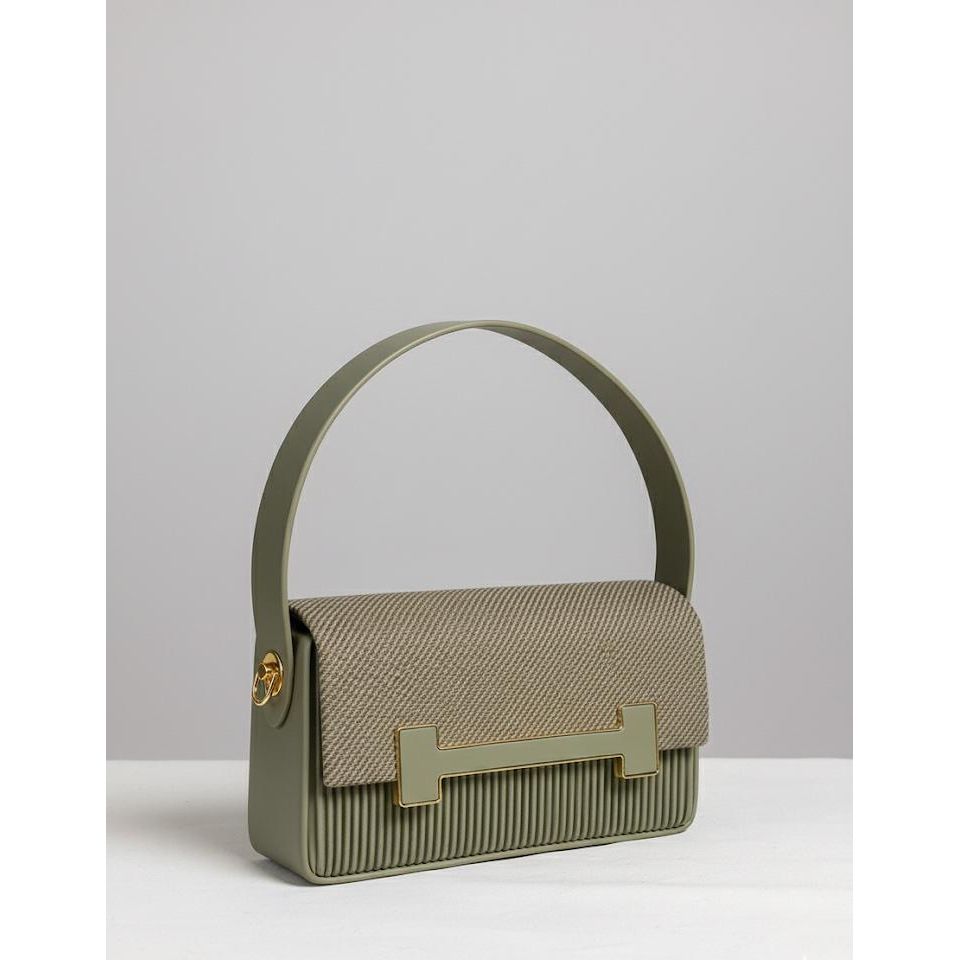 Versatile Shoulder Bag with 'H' Design Trendy Handbag