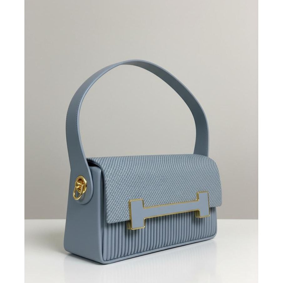 Versatile Shoulder Bag with 'H' Design Trendy Handbag