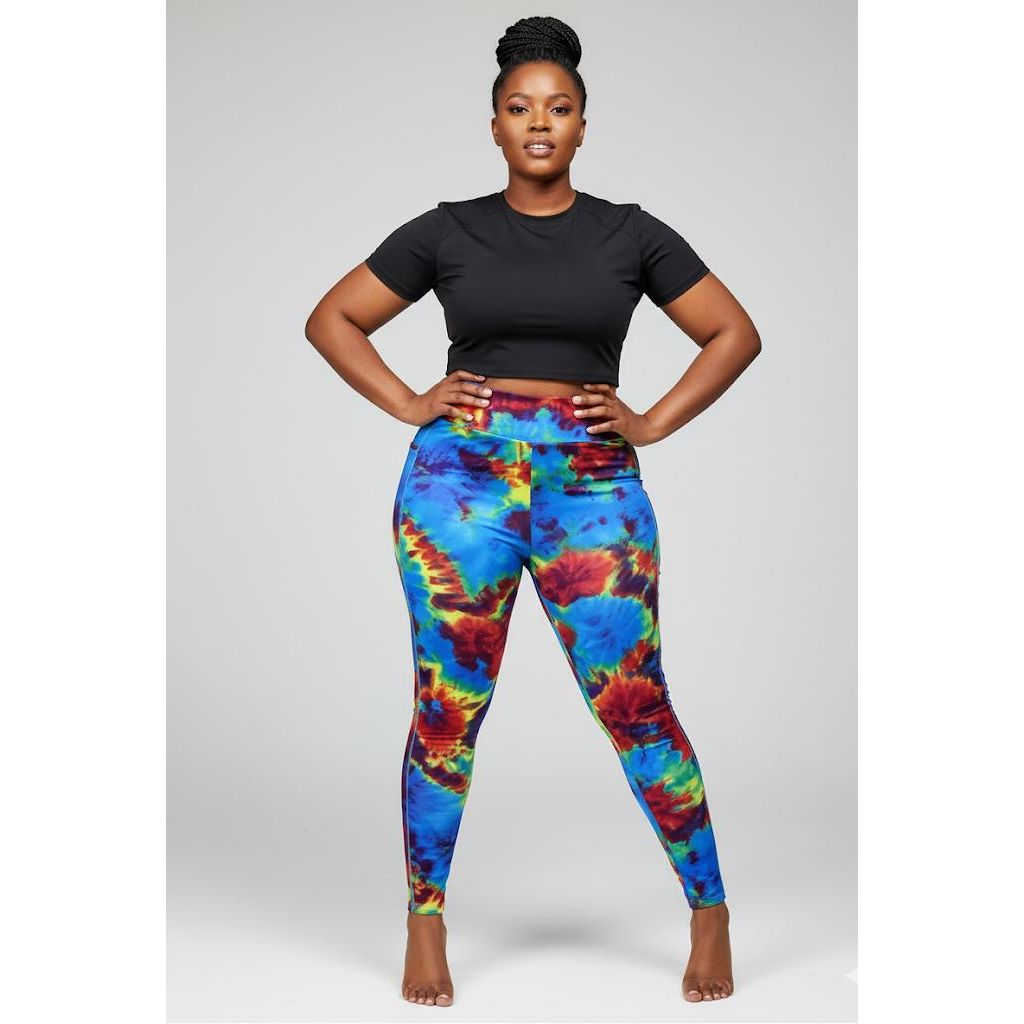 Colorful Tie-dye Leggings High Waist Sports Pants