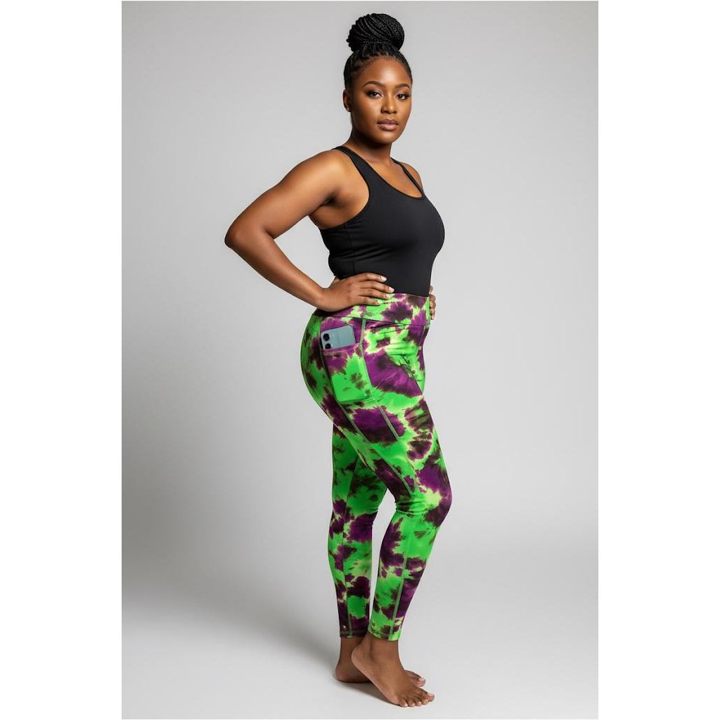 Colorful Tie-dye Leggings High Waist Sports Pants