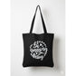 Black Graphic Print Tote Carry Bag.