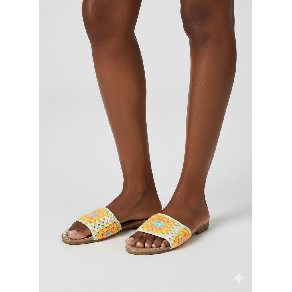 Women's Crochet Flat Sandals