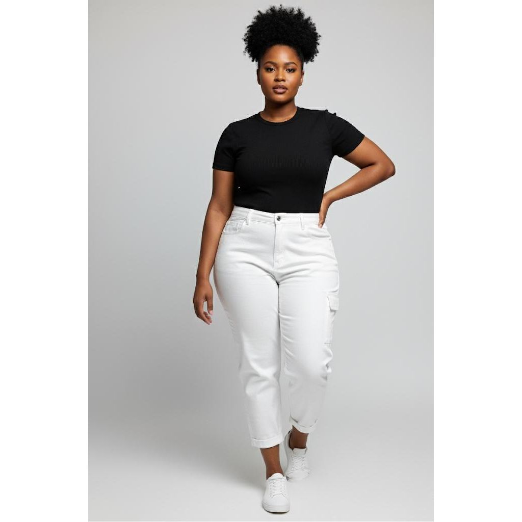 High-Stretch Slim Fit Denim Pants