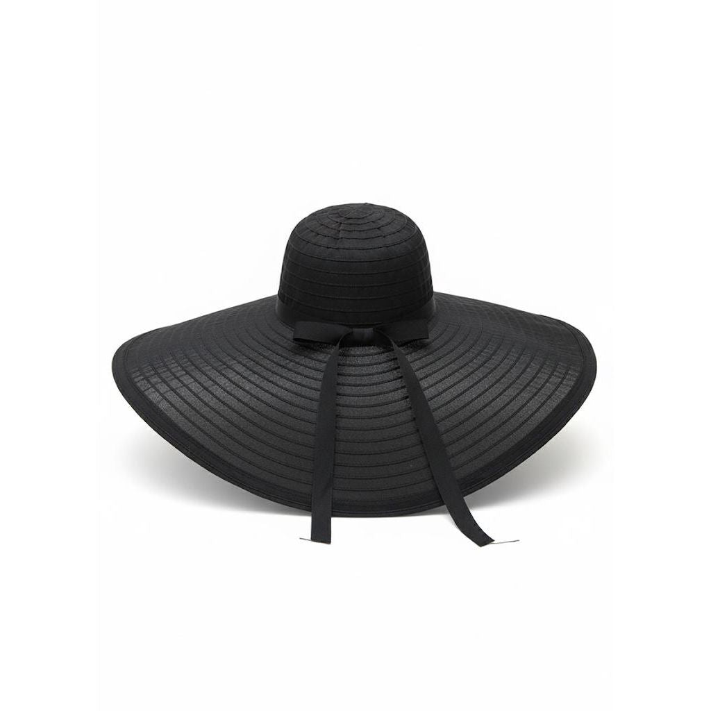 Large Brim Ribbon Hat