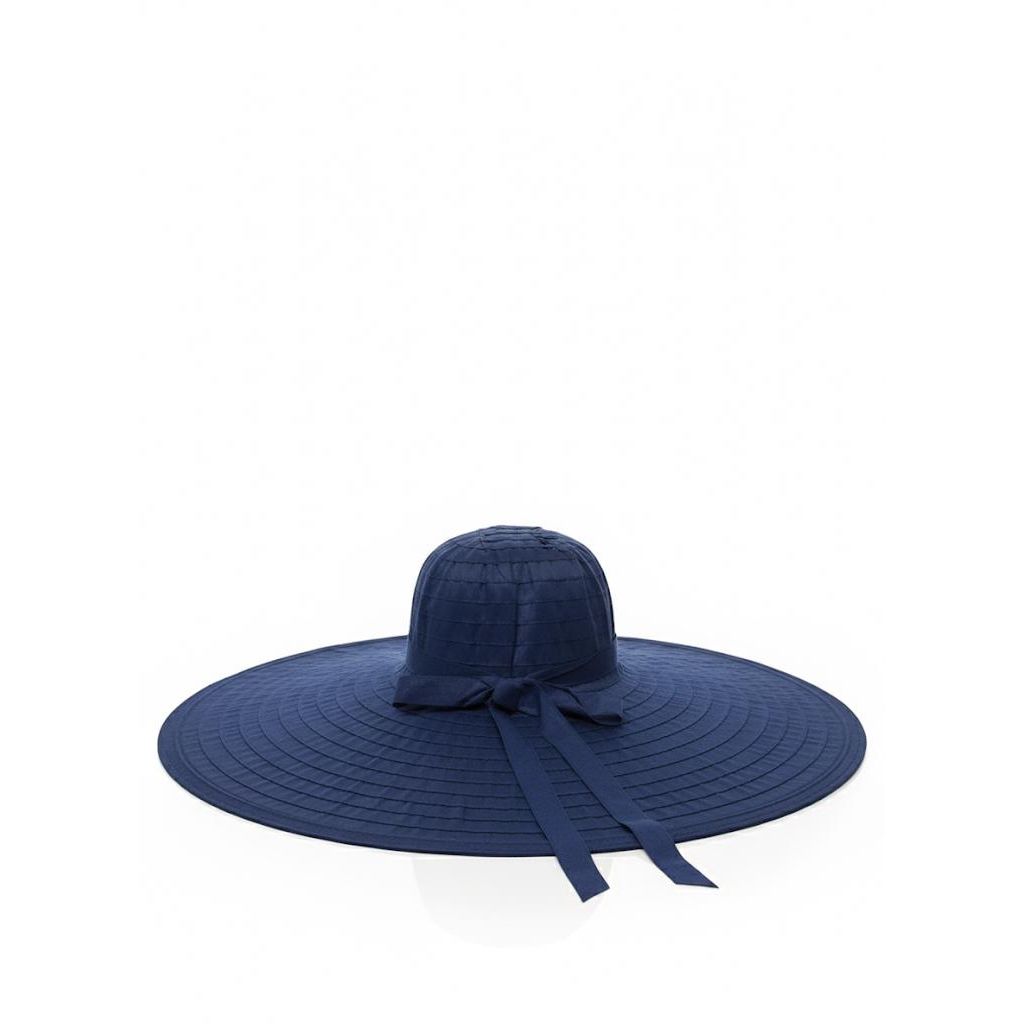 Large Brim Ribbon Hat
